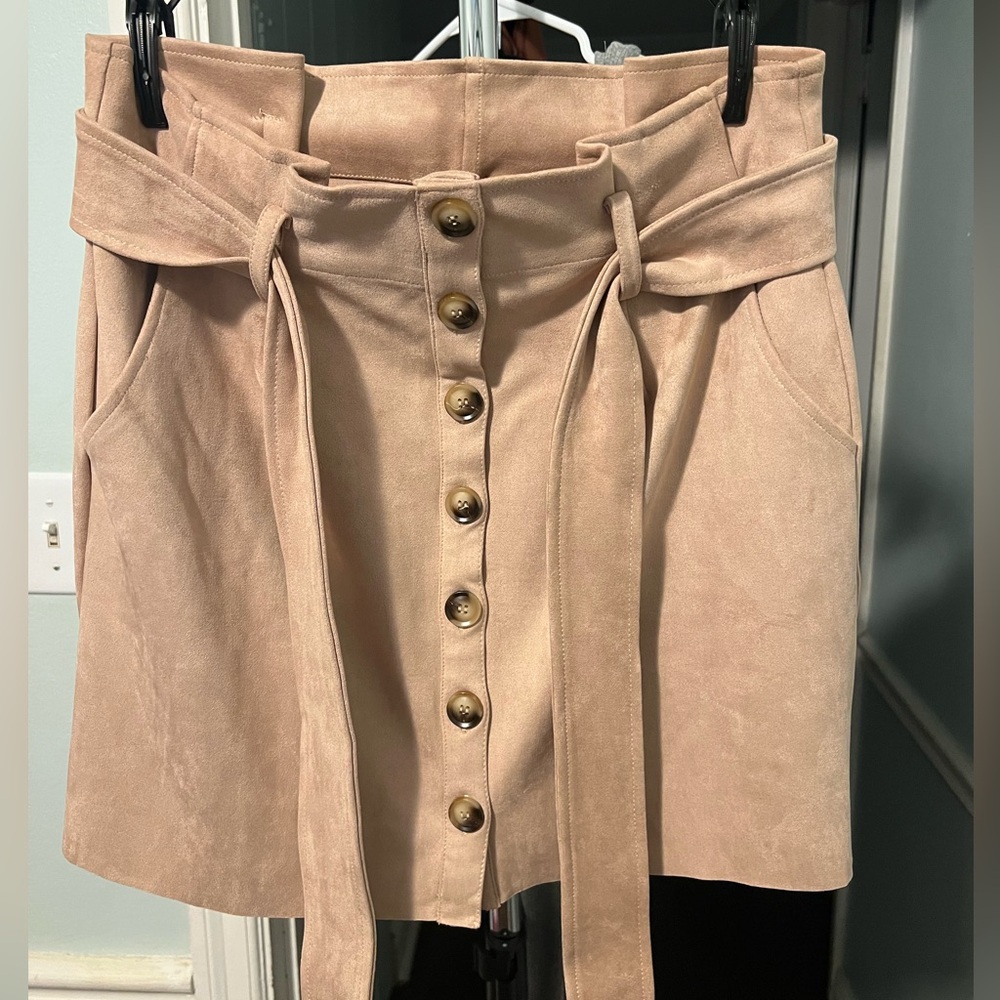 NWT Faux Suede Skirt size M